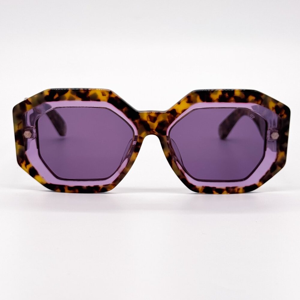 NEW PHILIPP PLEIN SUPREME SPP098M 0778 HAVANA WOMEN SUNGLASSES